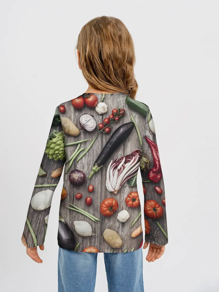 Детский лонгслив / Еда