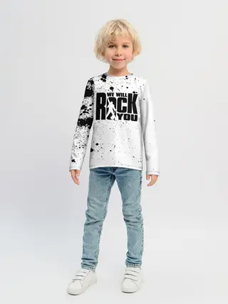 Детский лонгслив / Queen - We Will Rock You