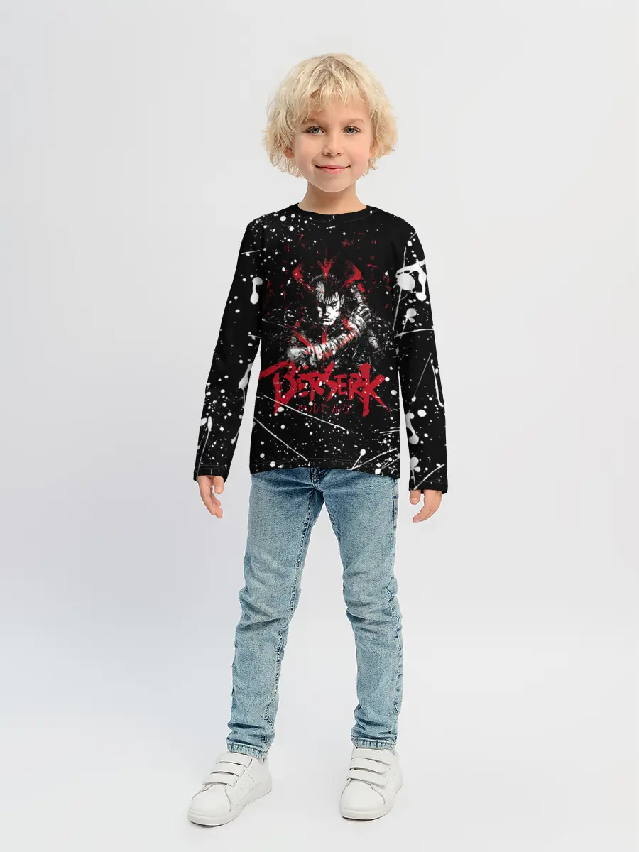 Детский лонгслив / guts berserk blood black