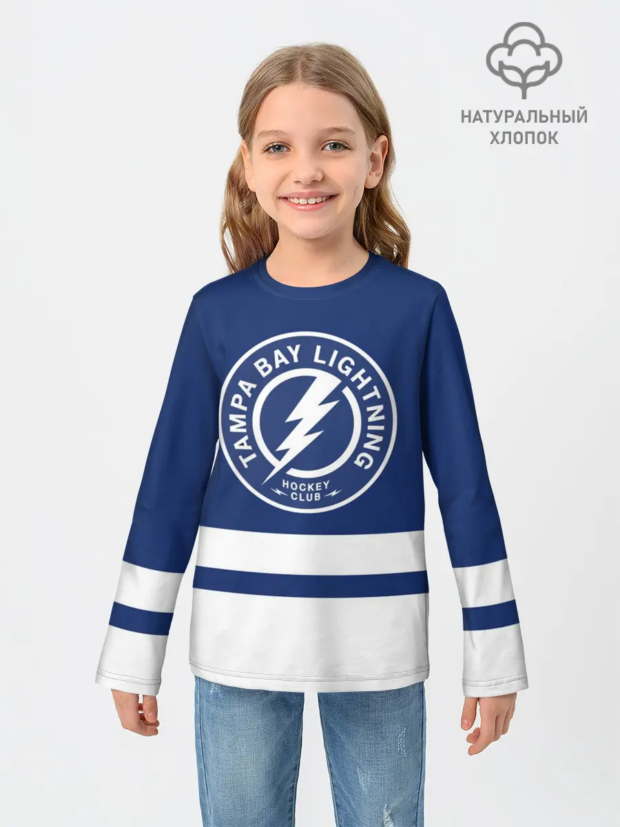 Детский лонгслив / Тампа-Бэй Лайтнинг