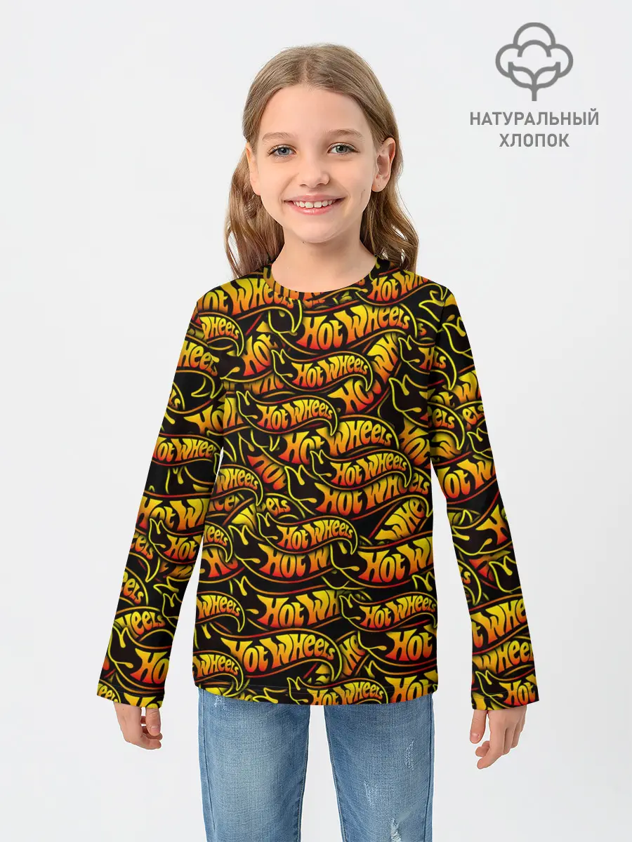 Детский лонгслив / Hot Wheels
