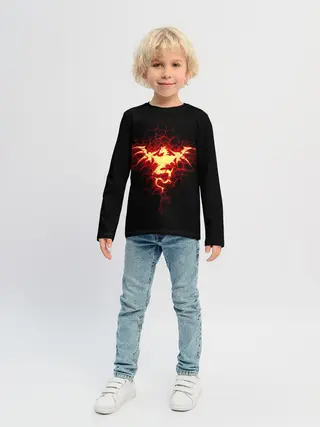 Детский лонгслив / Огненный Дракон