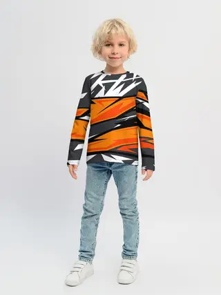 Детский лонгслив / corner camouflage