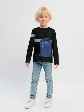 Детский лонгслив / ТАРДИС