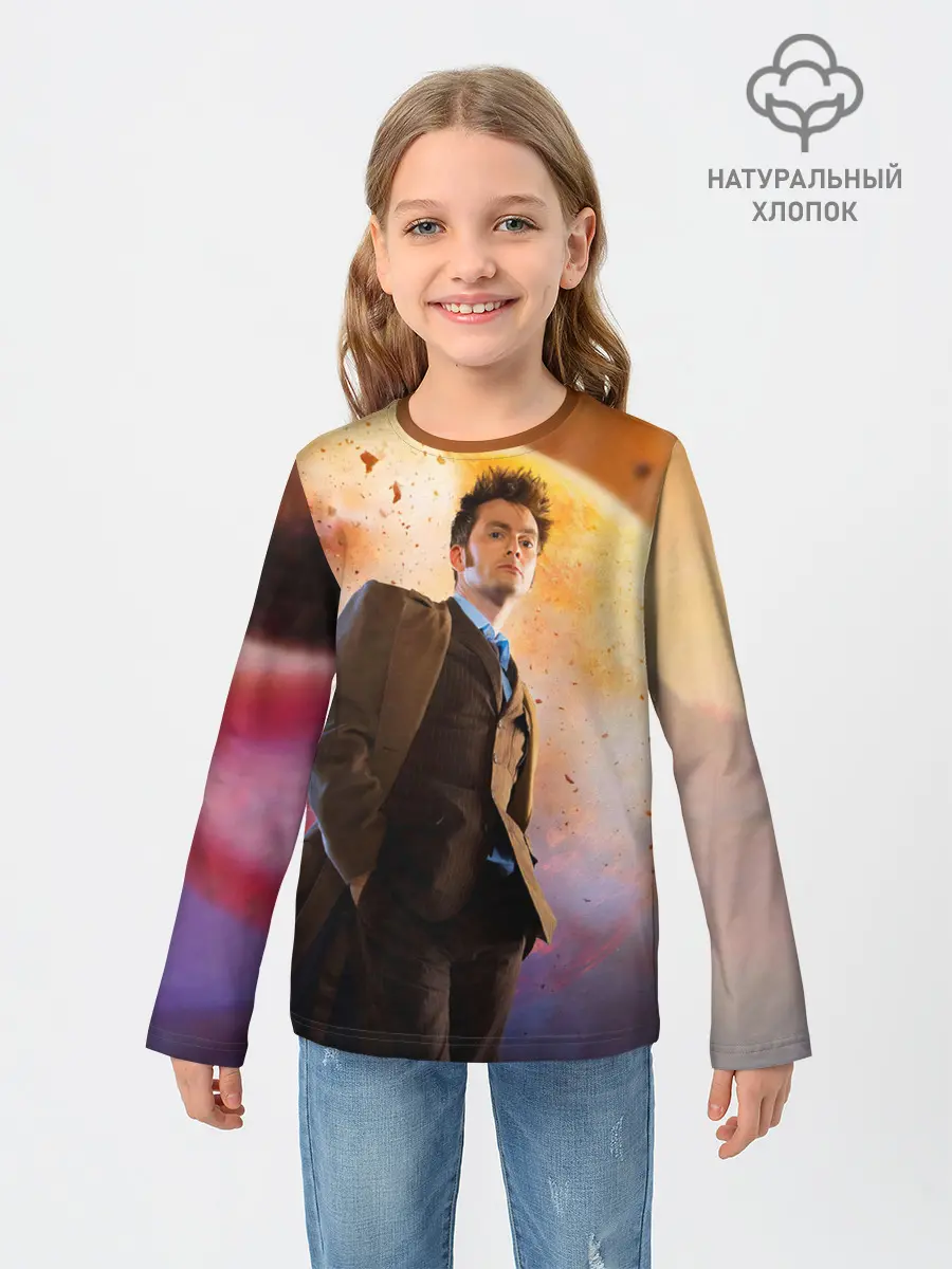 Детский лонгслив / DOCTOR WHO