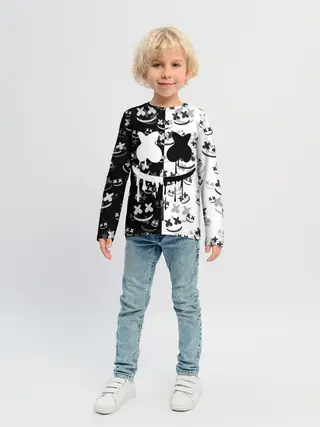 Детский лонгслив / Fortnite & Marshmello