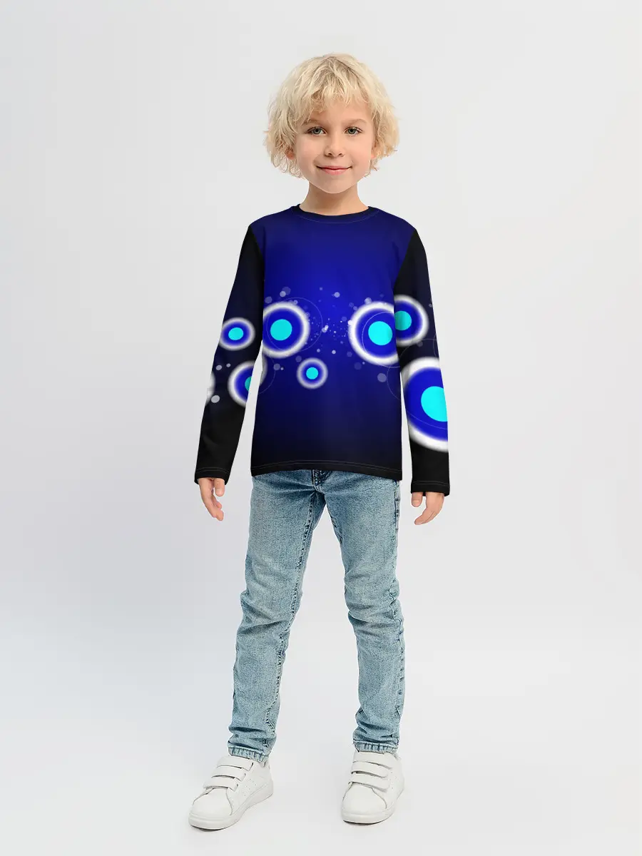 Детский лонгслив / Молекулы