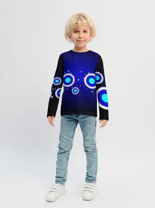 Детский лонгслив / Молекулы