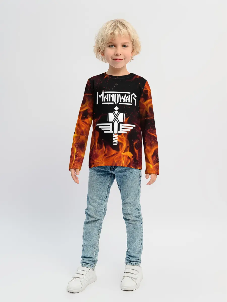 Детский лонгслив / Manowar