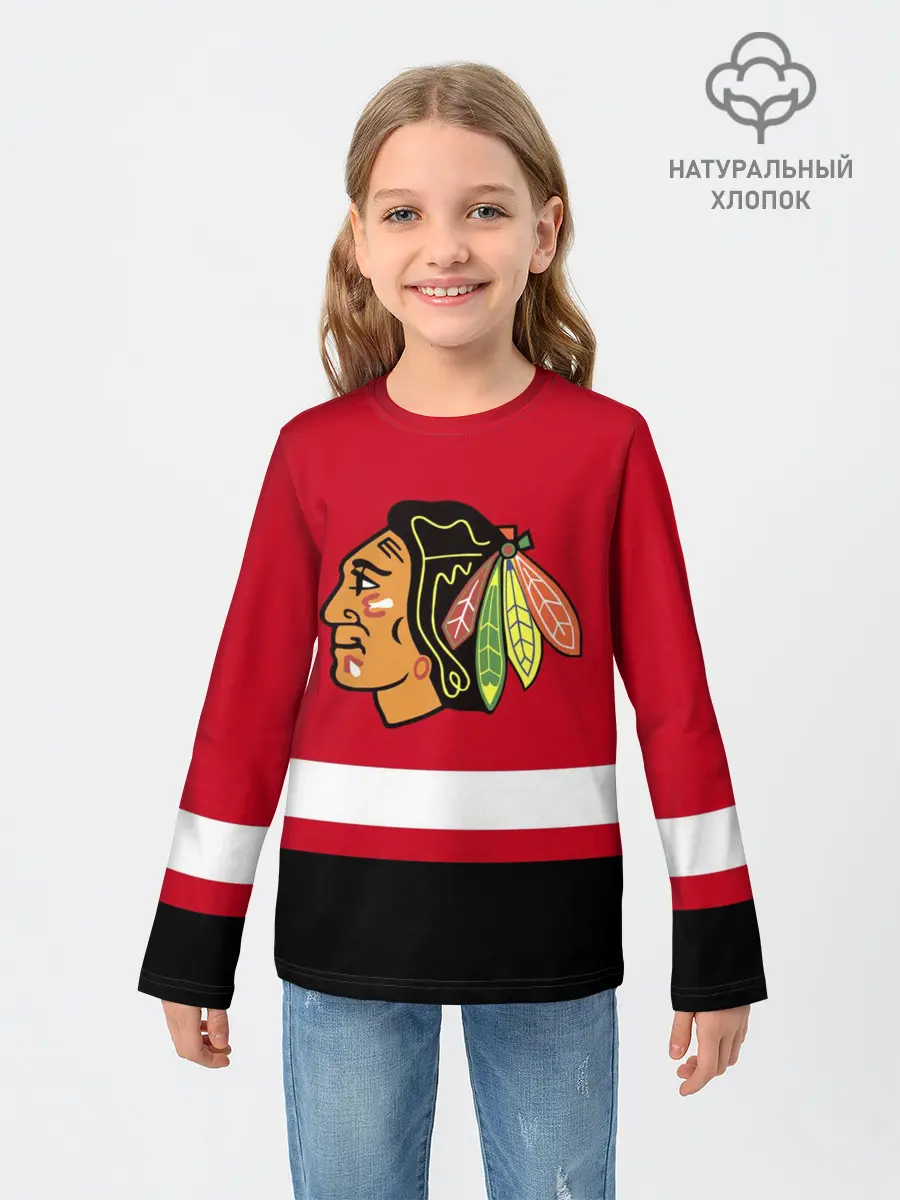 Детский лонгслив / Chicago Blackhawks