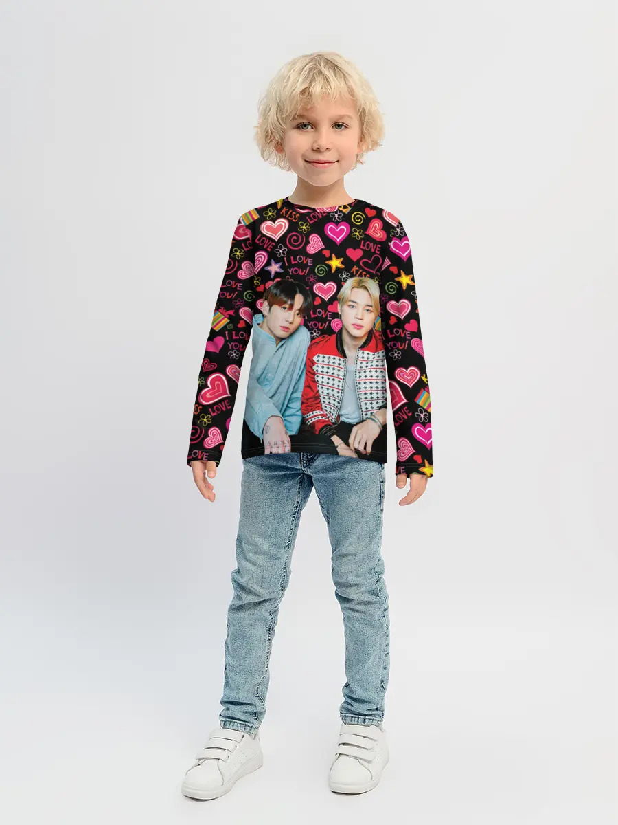 Детский лонгслив / BTS ЧиГуки