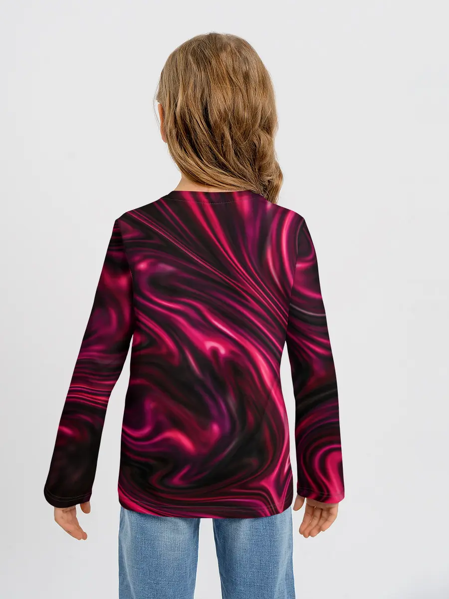 Детский лонгслив / Abstract Fluid