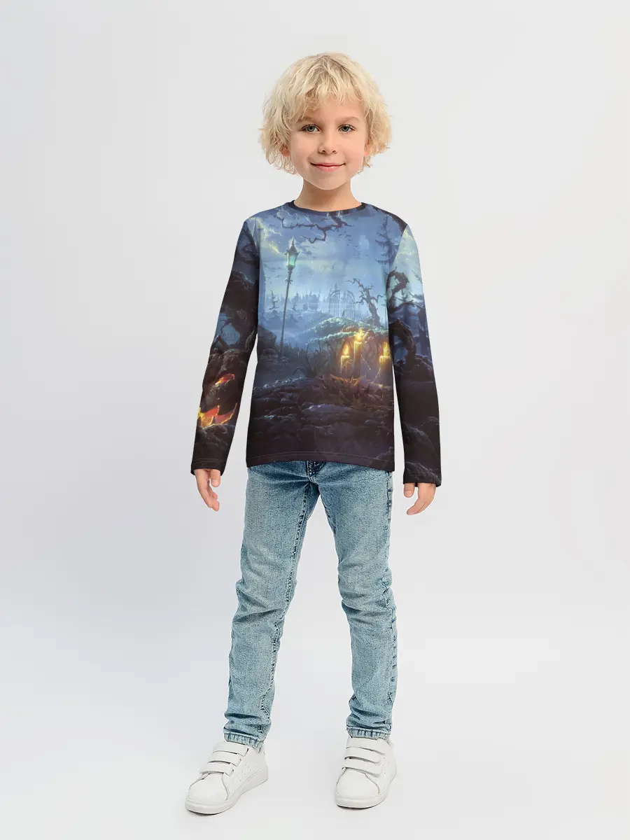 Детский лонгслив / Halloween