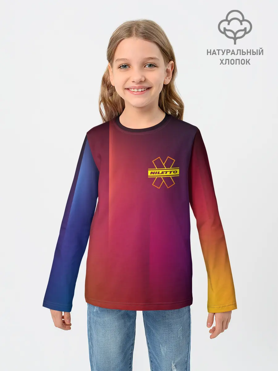Детский лонгслив / NILETTO LOGO | НИЛЕТТО ЛОГО