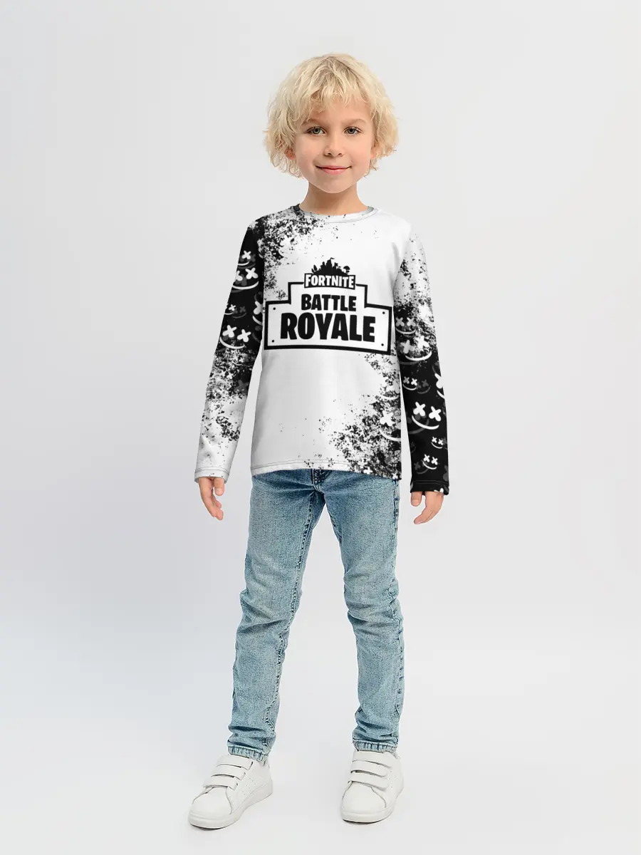 Детский лонгслив / Fortnite & Marshmello