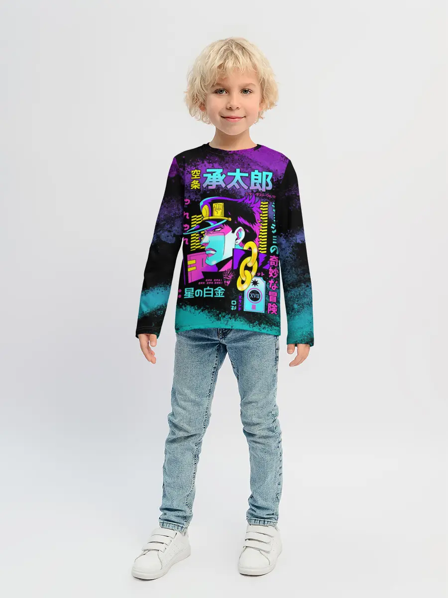 Детский лонгслив / Приключения ДжоДжо