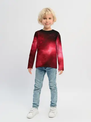 Детский лонгслив / Космос