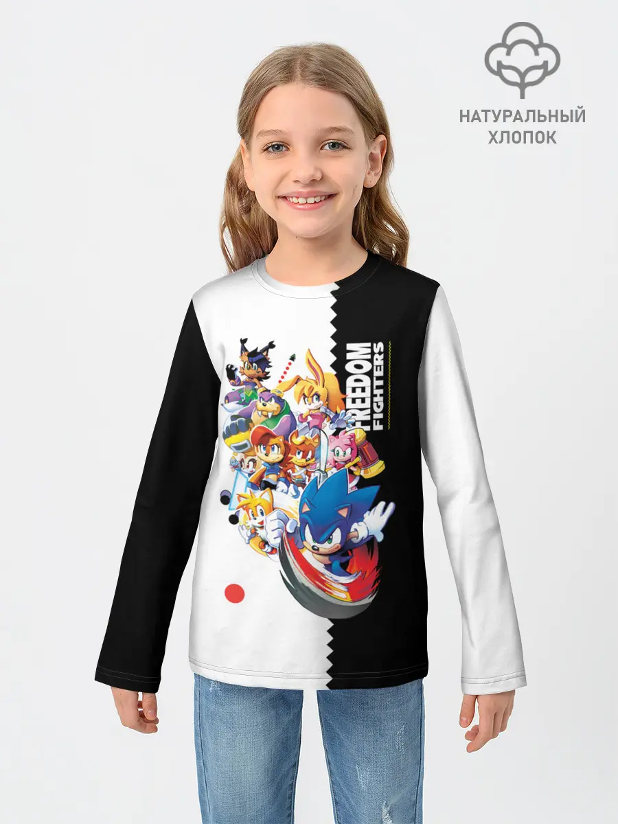 Детский лонгслив / СОНИК