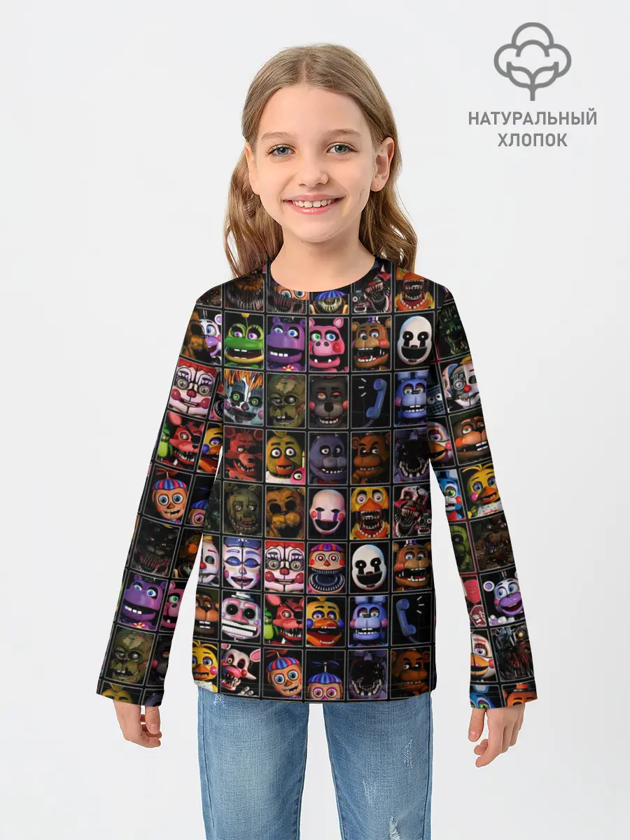 Детский лонгслив / Five Nights At Freddys