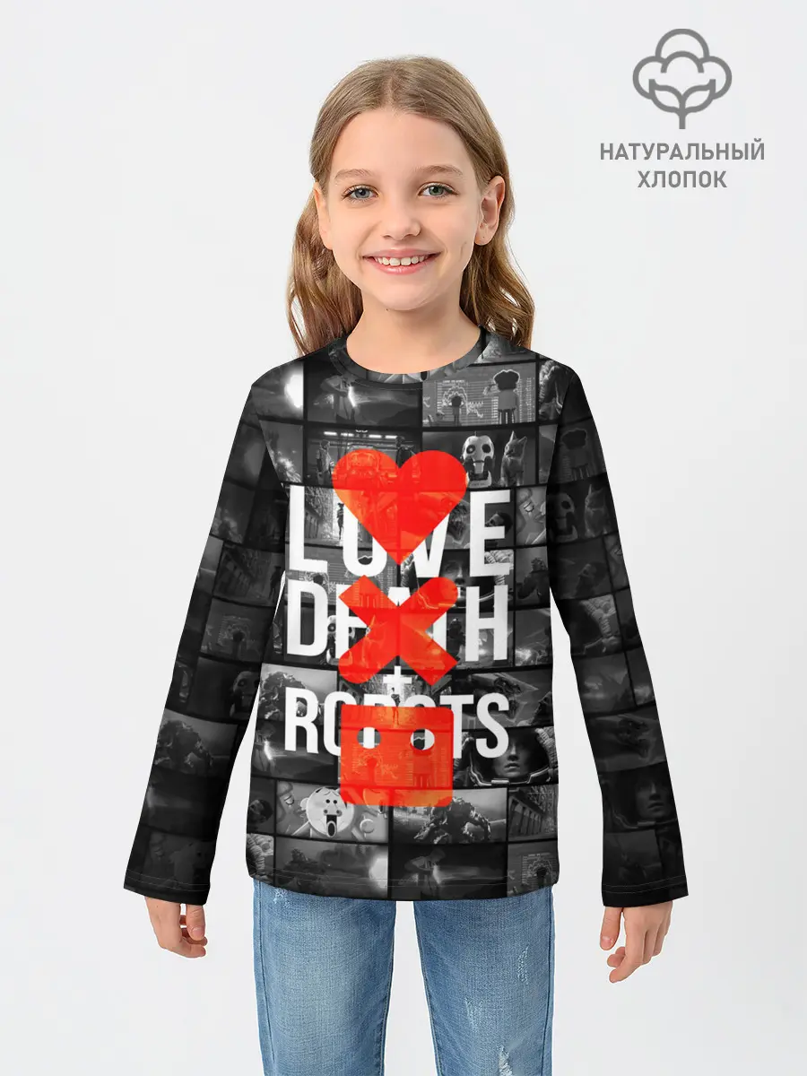 Детский лонгслив / LOVE DEATH ROBOTS