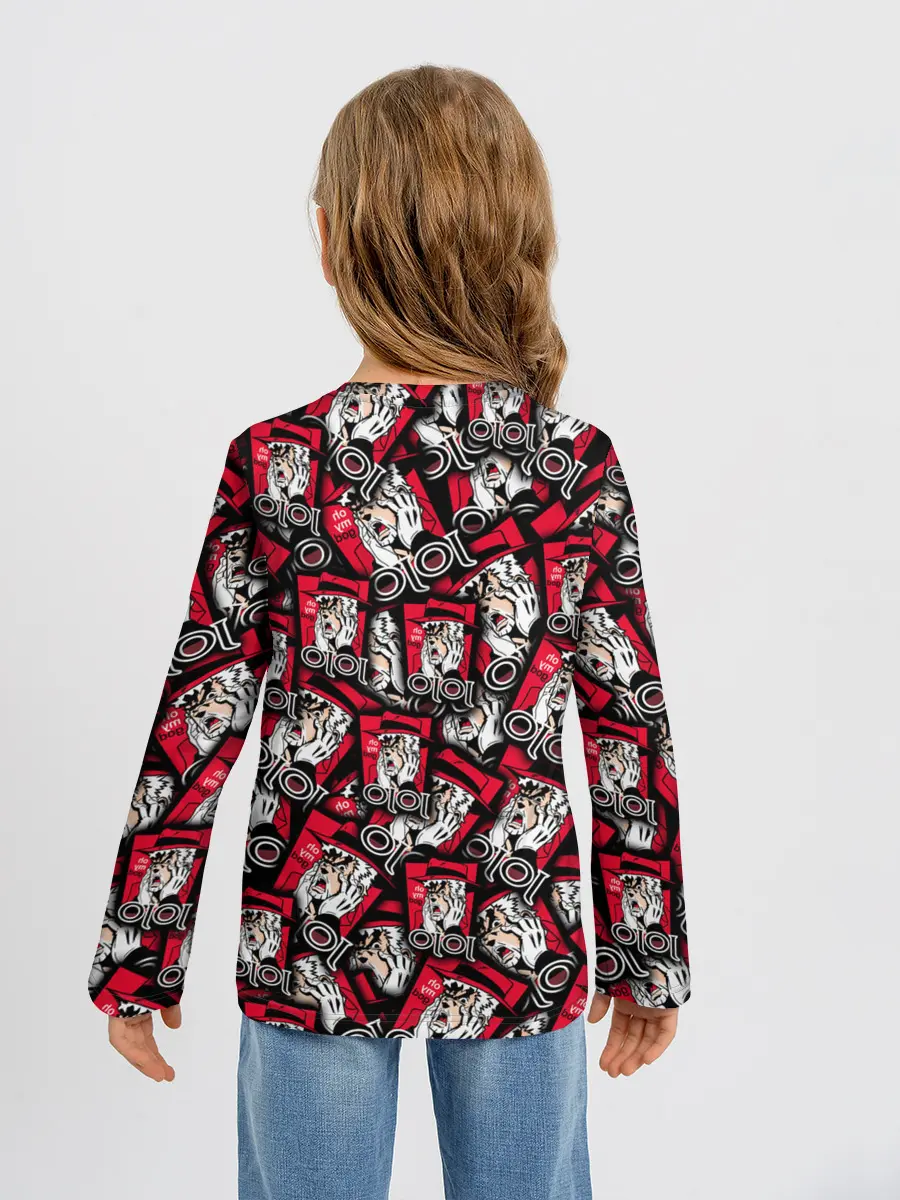 Детский лонгслив / Joseph Joestar Meme Face