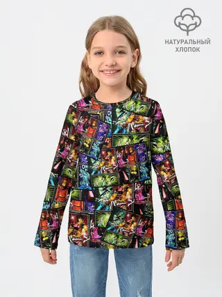 Детский лонгслив / JoJo Bizarre Adventure