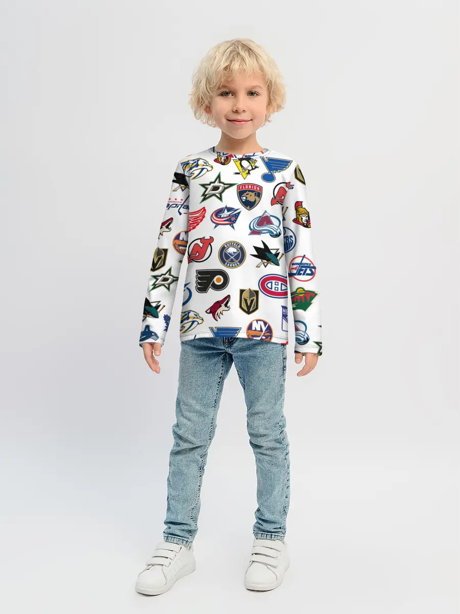 Детский лонгслив / NHL PATTERN