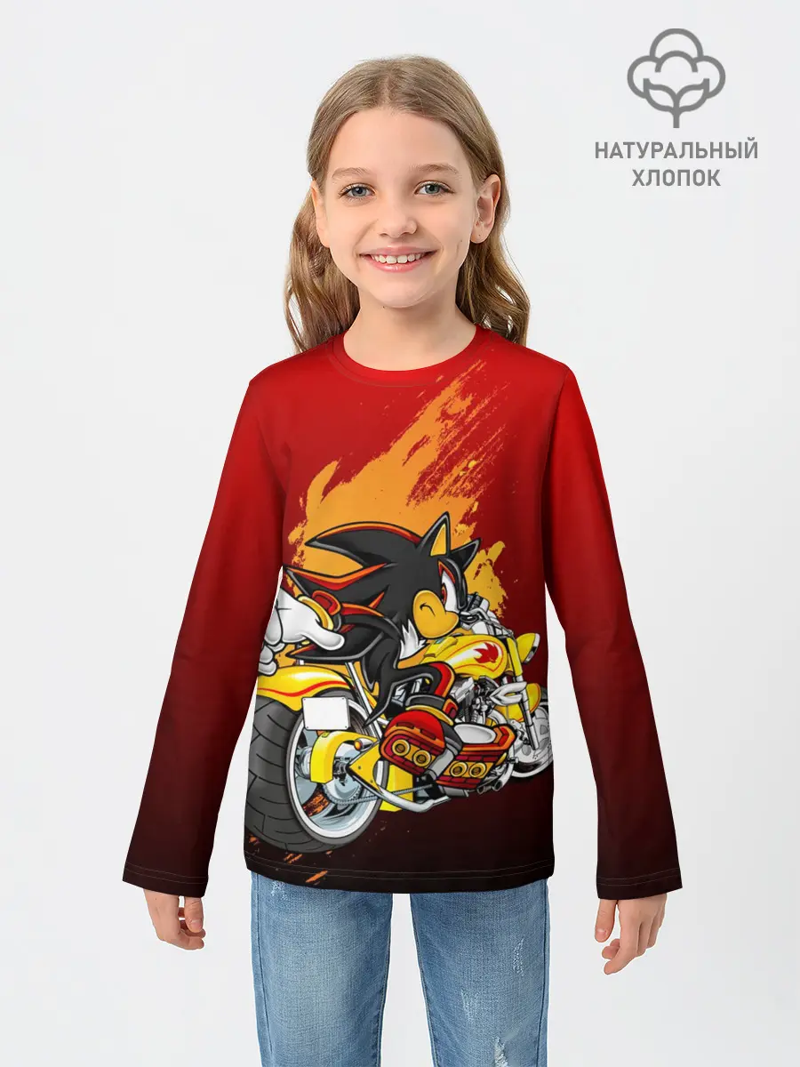 Детский лонгслив / Ёж Шедоу