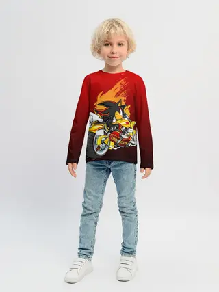 Детский лонгслив / Ёж Шедоу