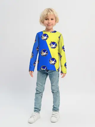 Детский лонгслив / Sonic - Соник