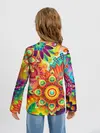 Детский лонгслив / Психоделия | Яркая