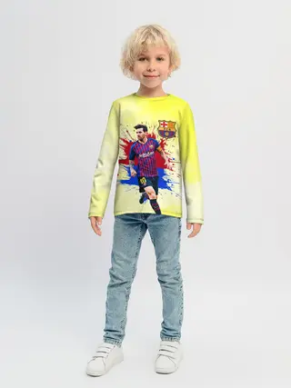 Детский лонгслив / Месси