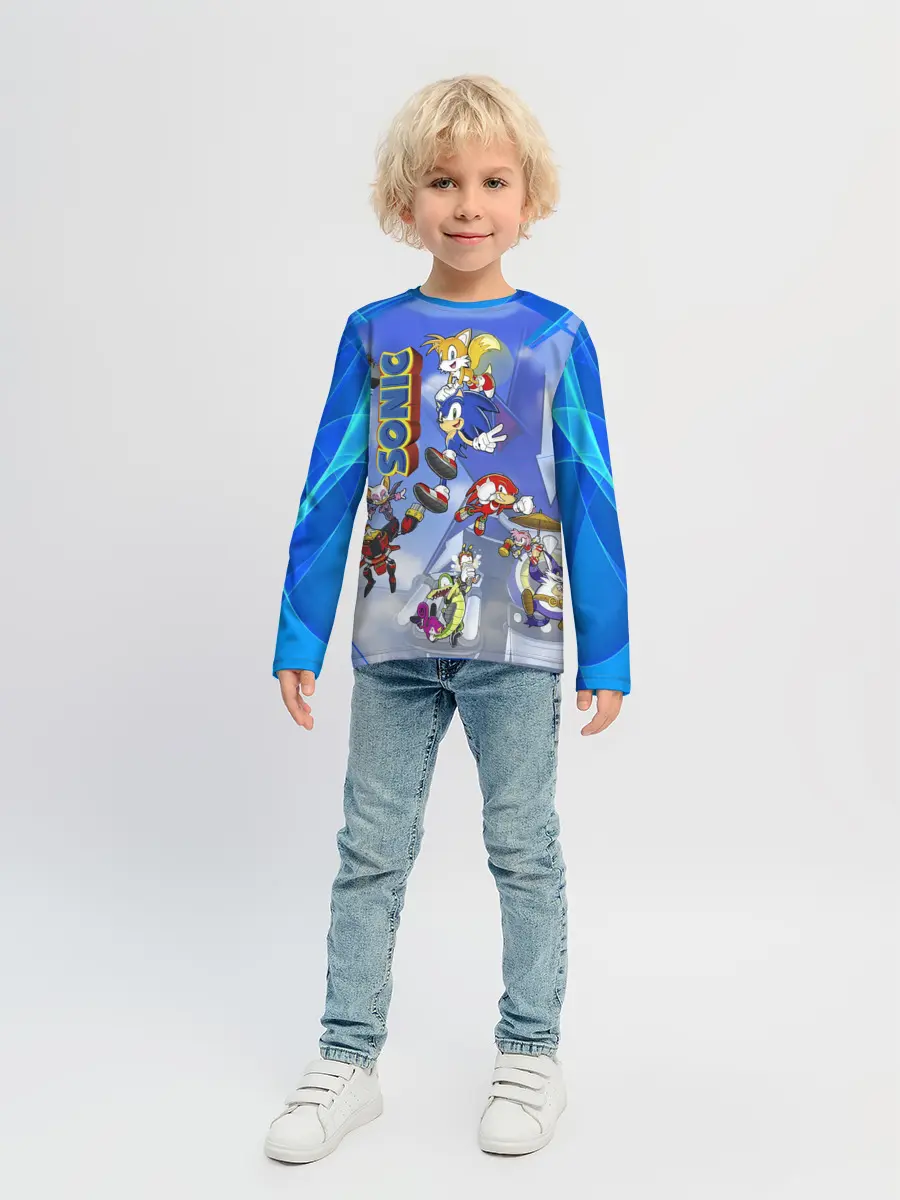 Детский лонгслив / Sonic