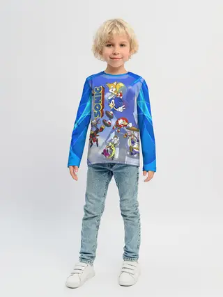 Детский лонгслив / Sonic