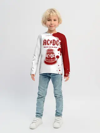 Детский лонгслив / AC/DC Back in Black