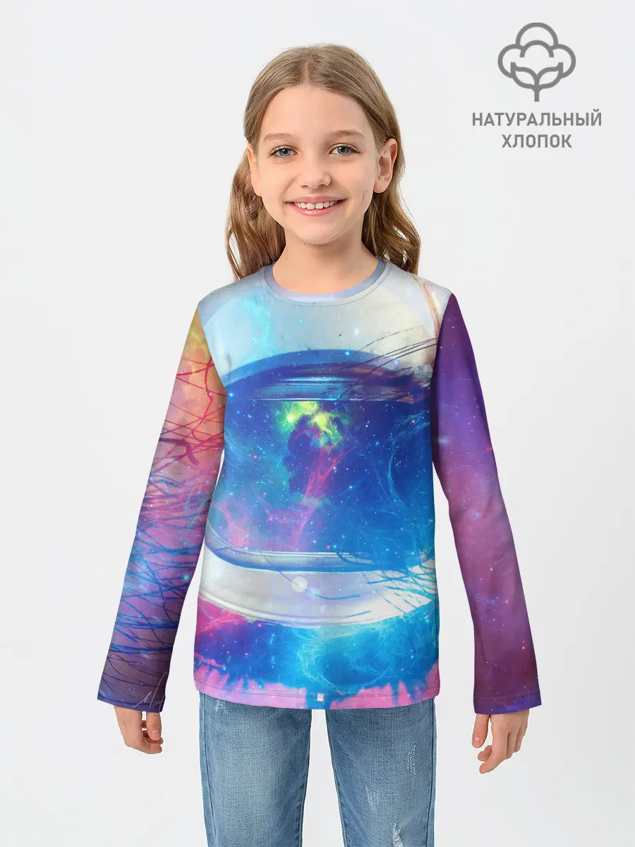 Детский лонгслив / Космонавт - космос