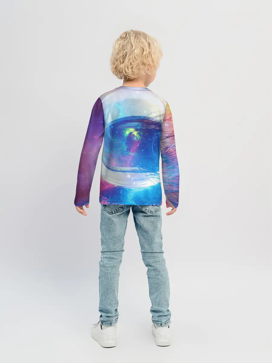 Детский лонгслив / Космонавт - космос