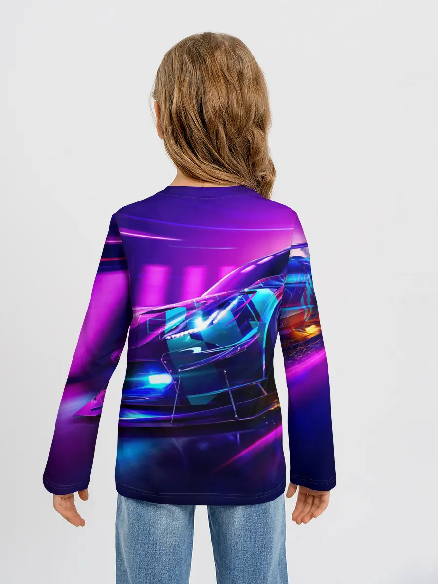 Детский лонгслив / Need for Speed