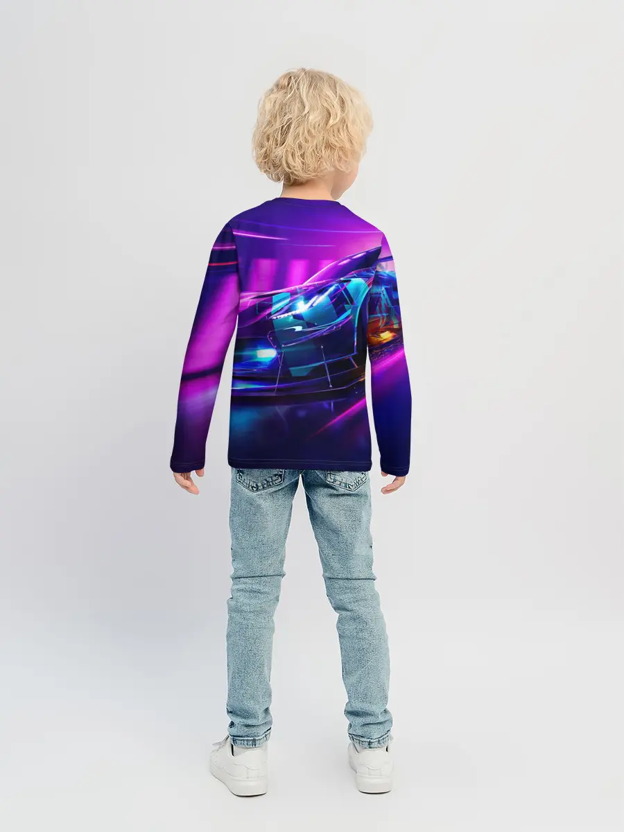 Детский лонгслив / Need for Speed