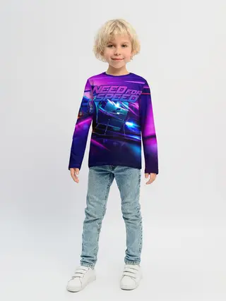 Детский лонгслив / Need for Speed