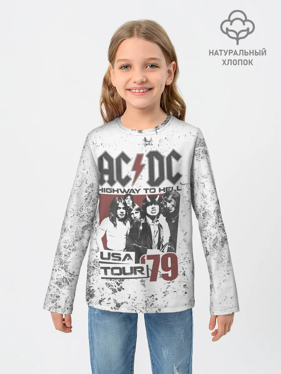 Детский лонгслив / AC/DC