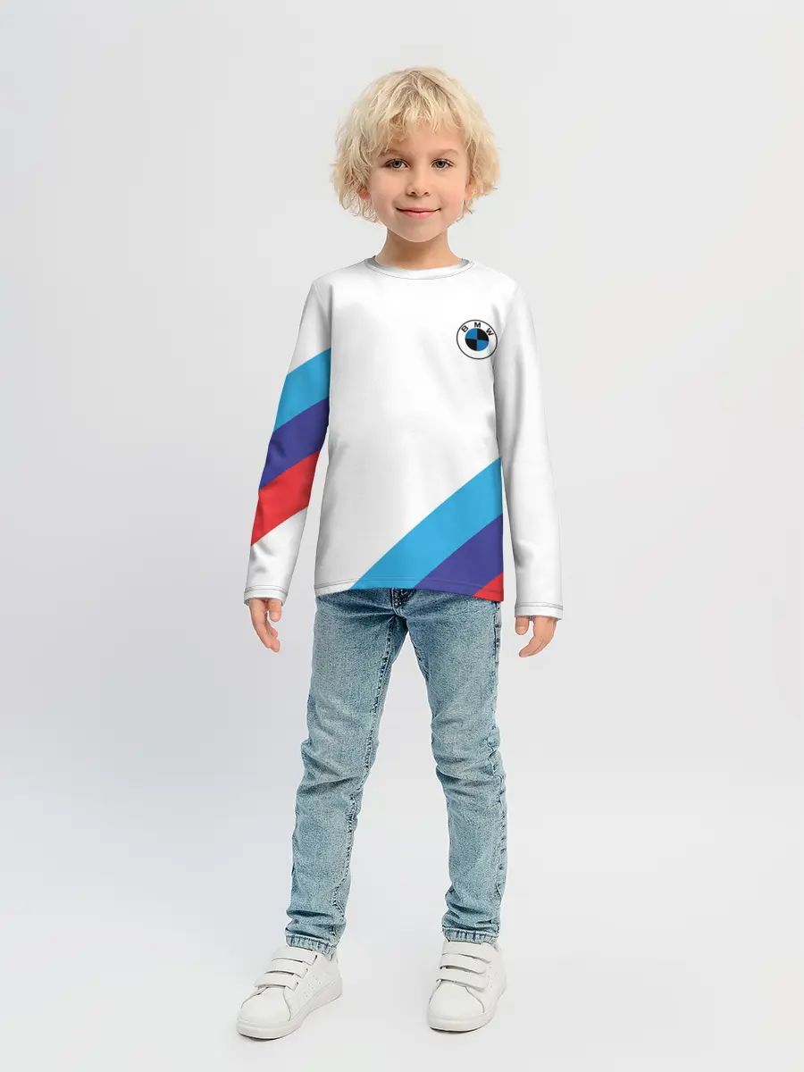 Детский лонгслив / BMW NEW LOGO