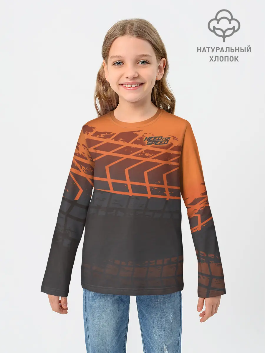 Детский лонгслив / Need for Speed