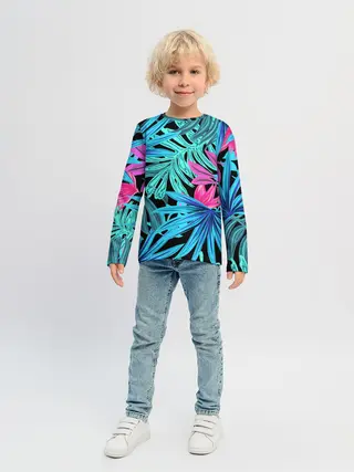 Детский лонгслив / Тропикана