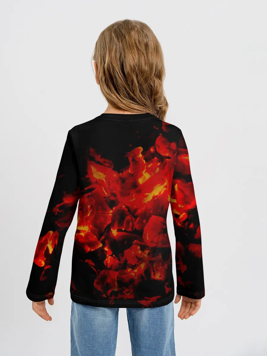 Детский лонгслив / Шашлык