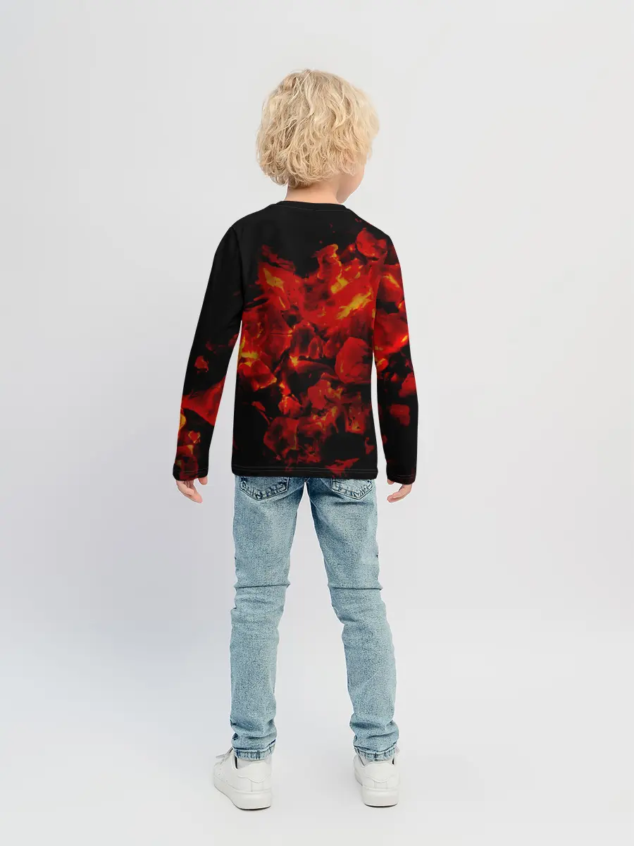 Детский лонгслив / Шашлык