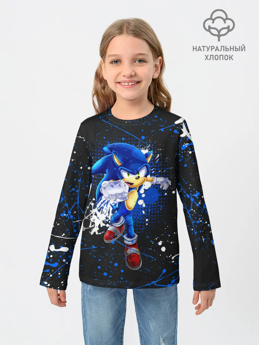 Детский лонгслив / SONIC