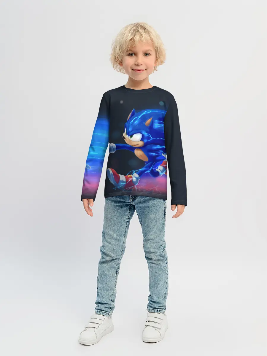 Детский лонгслив / SONIC