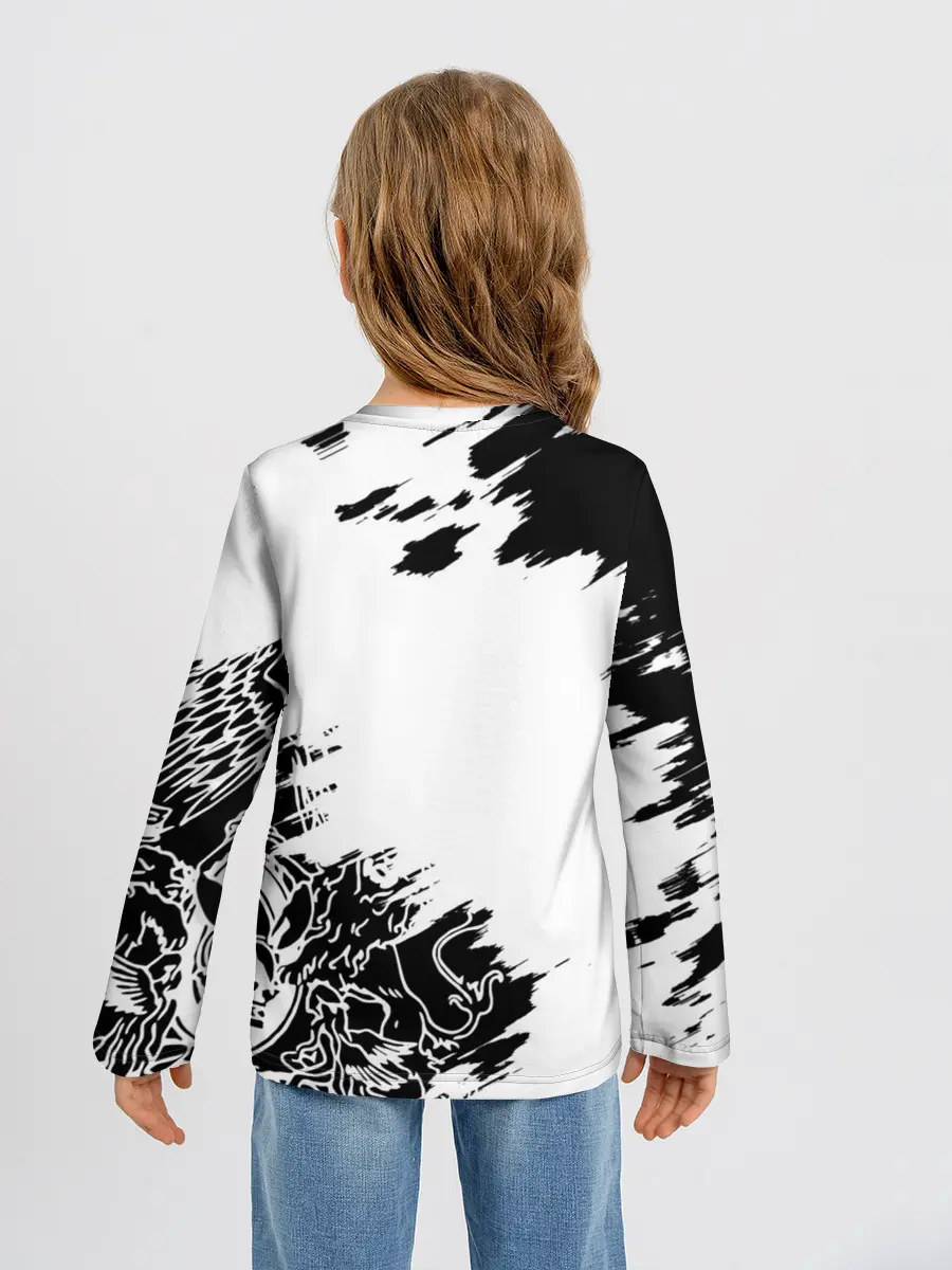 Детский лонгслив / Автограф Фредди Меркьюри