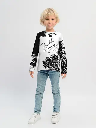 Детский лонгслив / Автограф Фредди Меркьюри